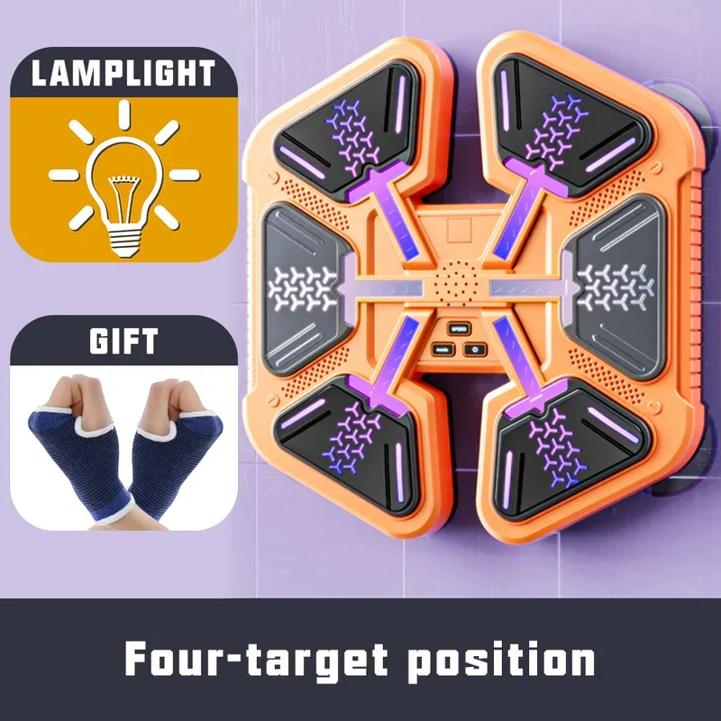 New Smart Music Boxing Machine Adult/Children Sports Fitness Boxing Trainer Home Exercise Response Training Boxing Wall Target - الصورة 3