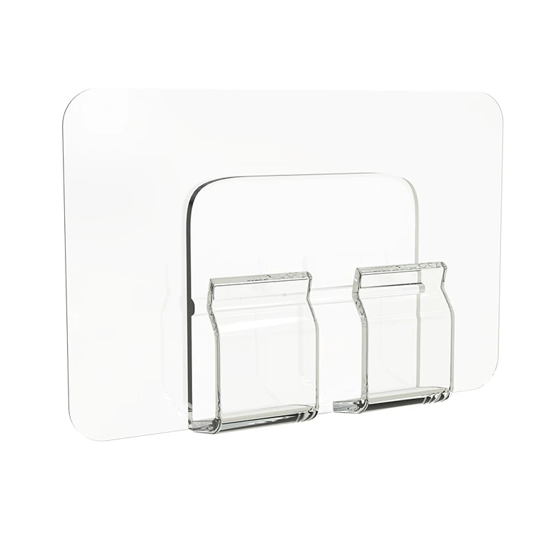 10Pcs Multipurpose Transparent Hanging Shelf Hooks Kitchen Storage Rack Fixing Patch Strong Self-Adhesive Snap Bathroom Gadgets - Image 6
