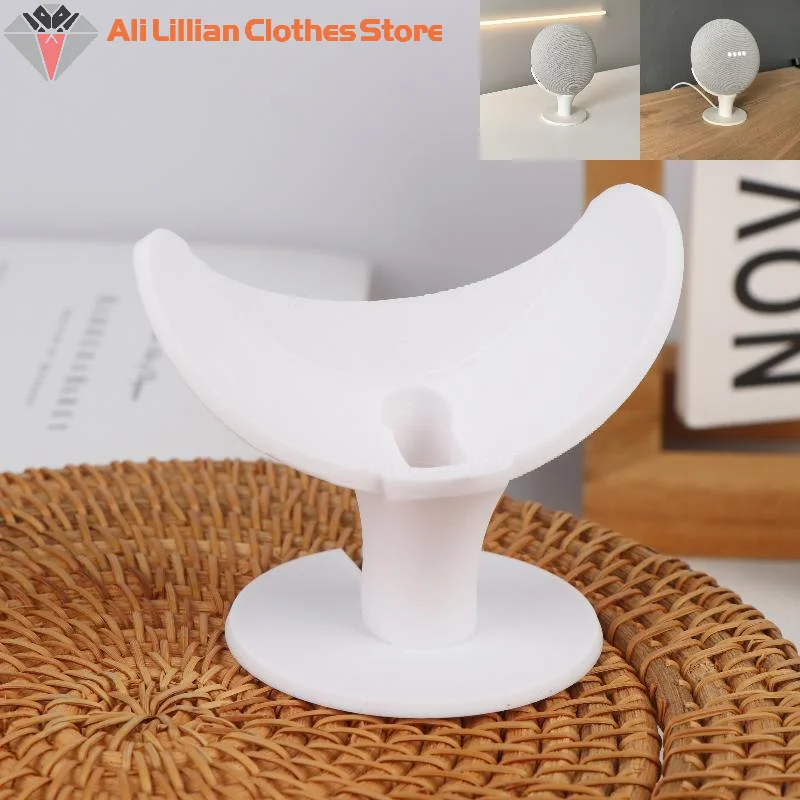 2026 Hot Sale Compact Storage Stand for Google Home Mini & Nest Smart Speaker; Desktop Holder for Voice Assistants - الصورة 3
