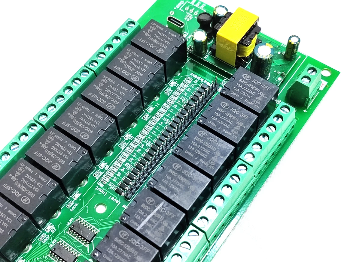 Relay Switch Module 24 Channel Works with Tuya WiFi Zigbee RF 433MHz Wireless Smart Home Remote Control Switch board controller - الصورة 6