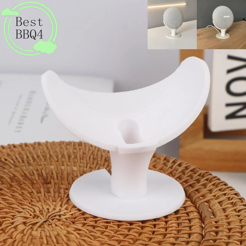 (BBQ4)For Google Nest/Home Mini Smart Speaker Stand Mini Voice Assistants Compact Holder Desktop Storage Stand Organizers - Image 2