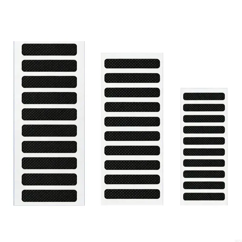 Q6PA 20-Count Reusable Silicone Protective Sticker Decal For Enhances Control On Gadgets Tools And Home Items