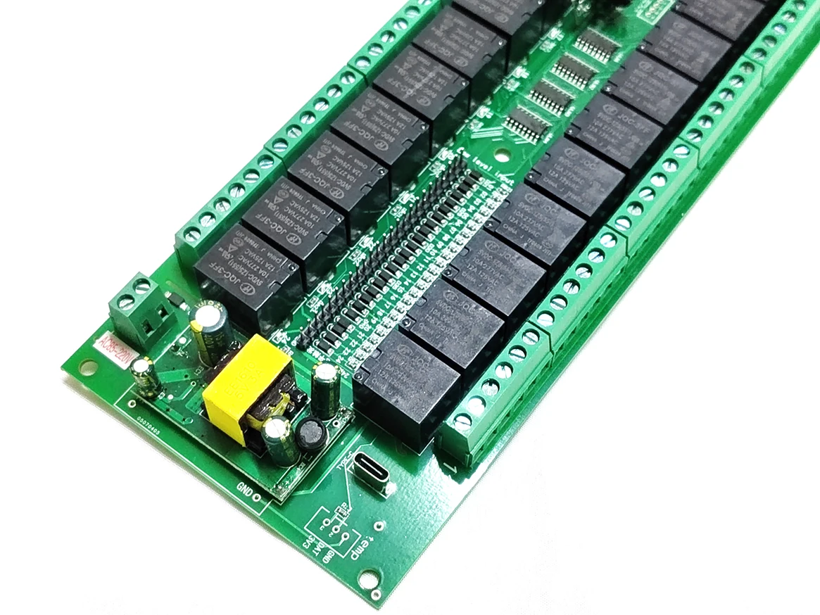 Relay Switch Module 24 Channel Works with Tuya WiFi Zigbee RF 433MHz Wireless Smart Home Remote Control Switch board controller - الصورة 2