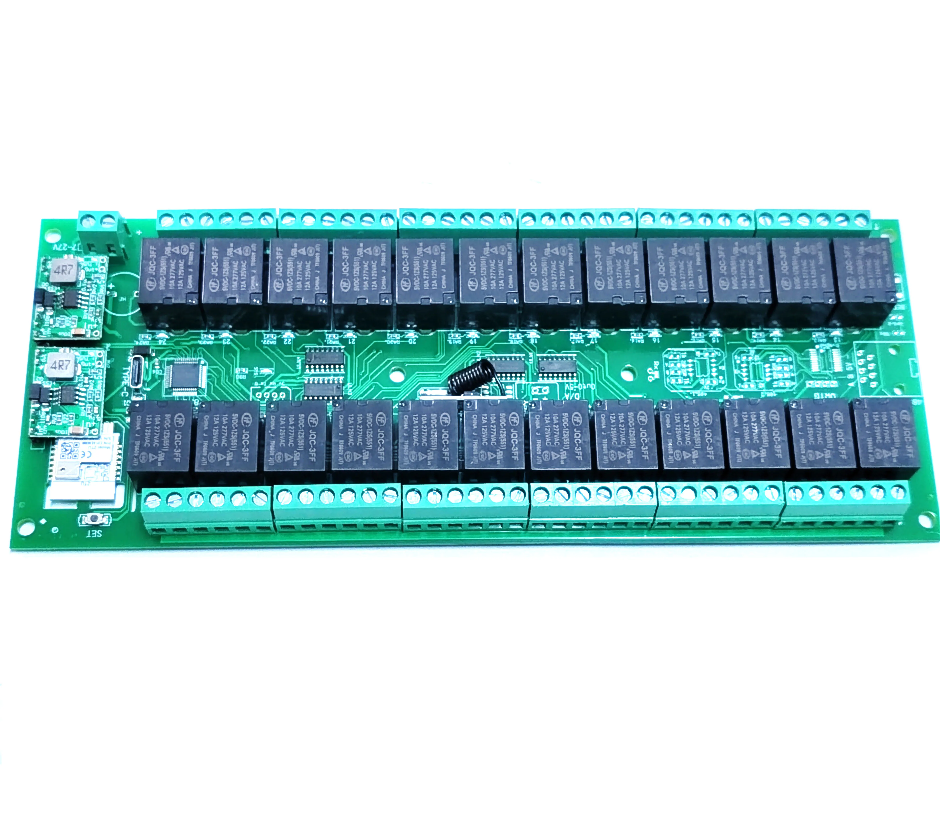 Relay Switch Module 24 Channel Works with Tuya WiFi Zigbee RF 433MHz Wireless Smart Home Remote Control Switch board controller - الصورة 3