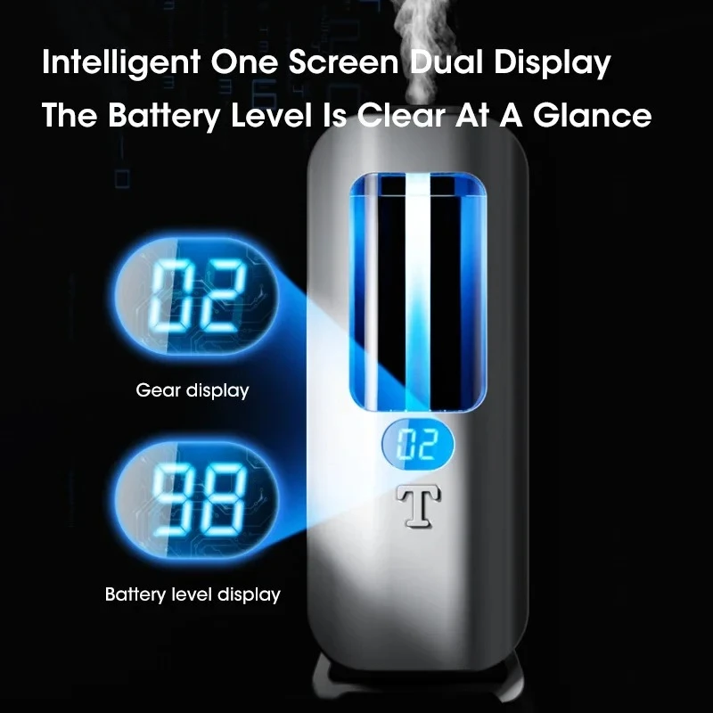 Smart Essential Oil Diffuser Mini Home Aromatherapy Machine USB 5-speed Adjustable Toilet Room Deodorizing Atomizer - الصورة 5