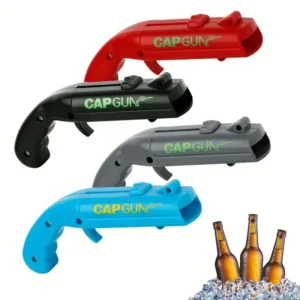 1 Pc Beer Opener Bottle Flying Cap Launcher Shooter Party Drinking Game Toy Kitchen Gadget Bar Accessories Destapador Pistola