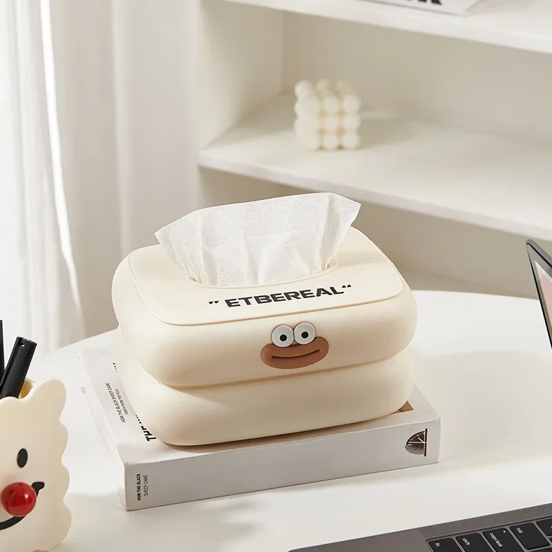 Tissue Box Living Room Coffee Table Towel Dispenser Desktop Paper Storage Holder Kitchen Decor Car Tissue Organizer