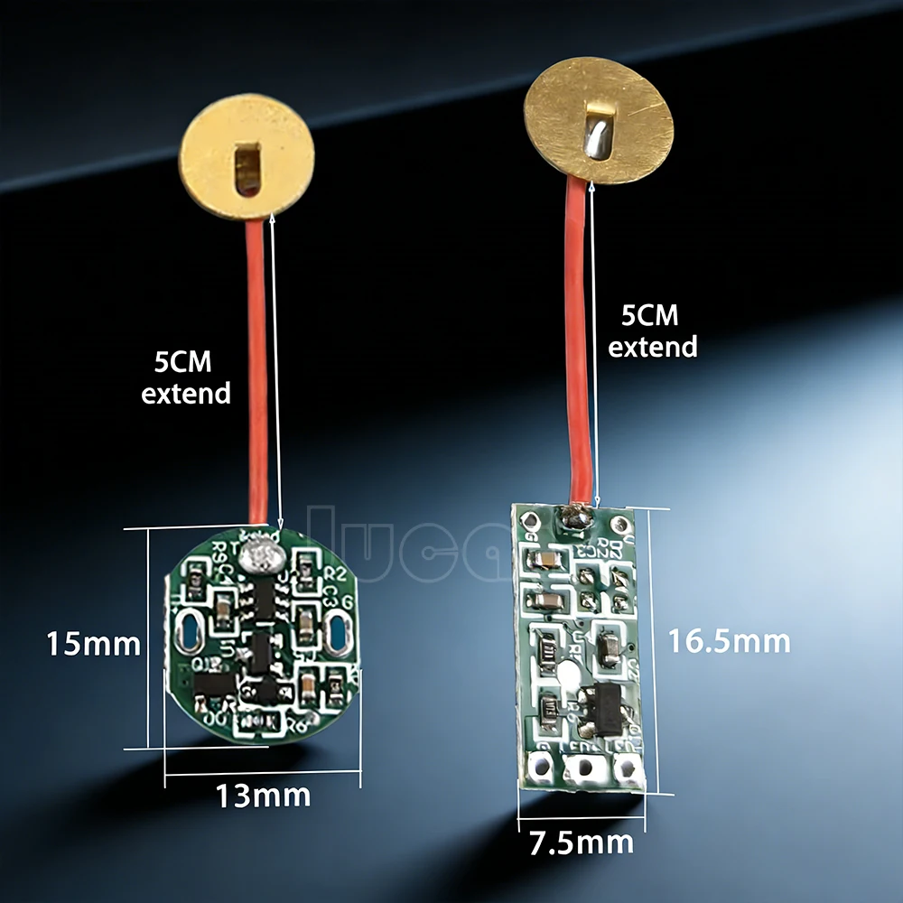 Mini Touch Sensor Dimmabble Pushbutton Smart Home Switch Controller for DC3.7-24V Closet Hallway LED Strip Switch PCB - الصورة 6