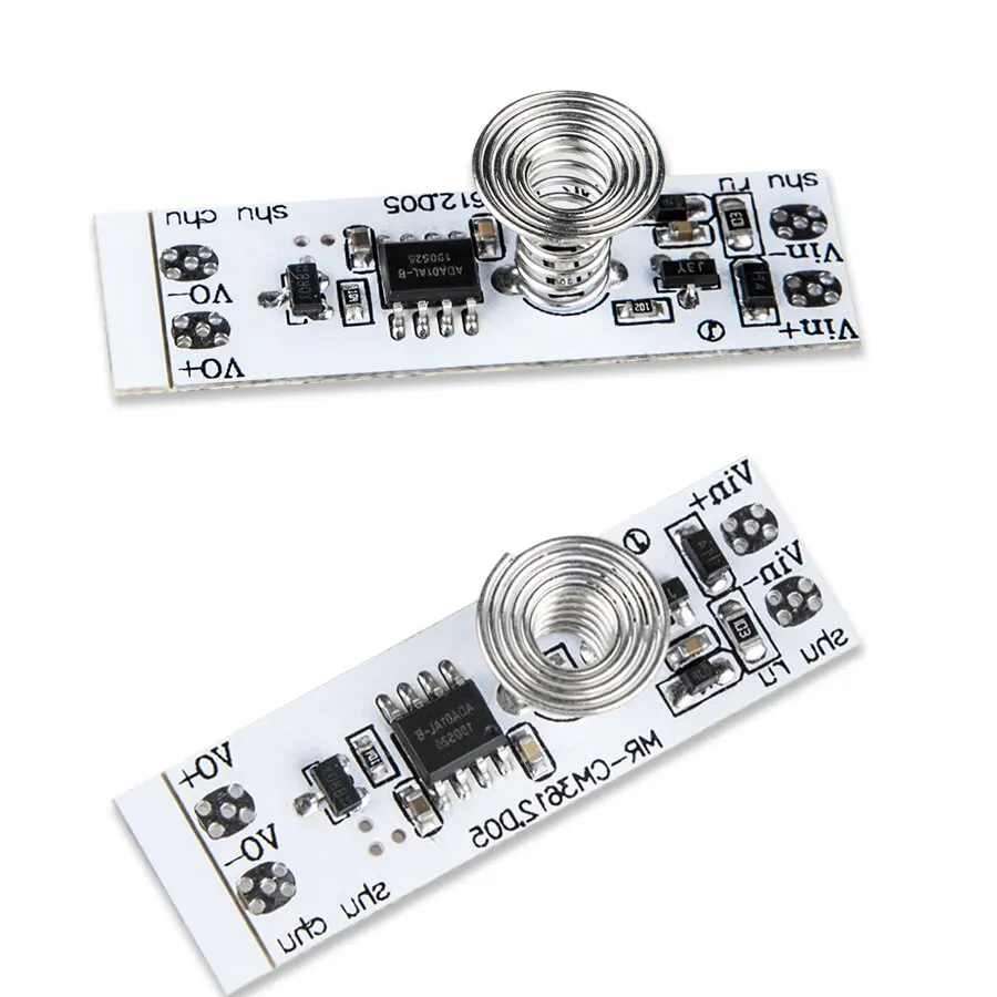 Touch Sensor Switch DC 12V 24V Coil Spring Switch 36W 3A Smart Home LED Light Switch Dimmer Module Detector Controller - الصورة 5