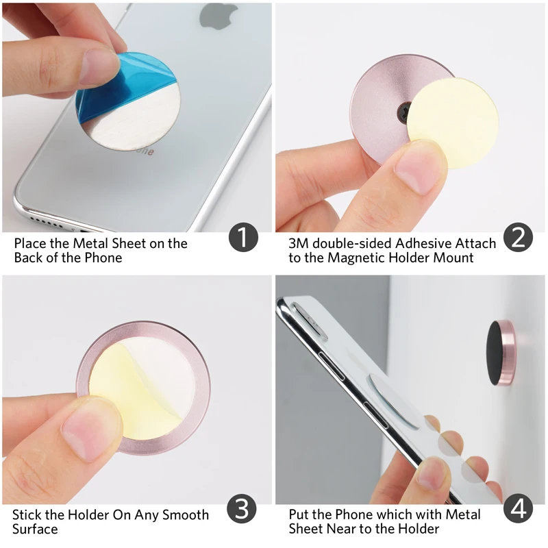 Magnetic Car Phone Holder Universal Car Phone Stand for iPhone Samsung Xiaomi Huawei Dashboard Wall Mounted Car Magnet Sticker - Image 6