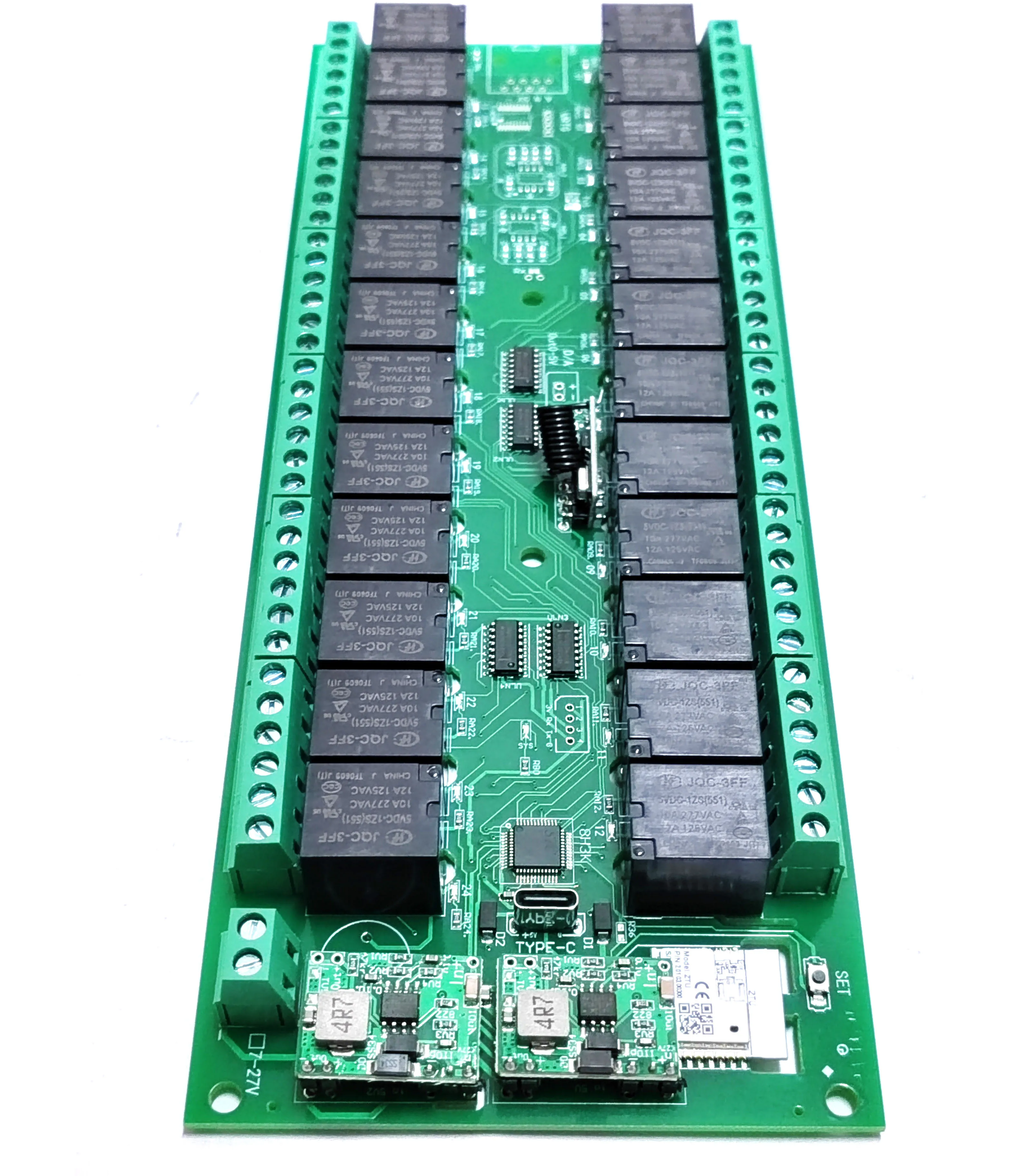 Relay Switch Module 24 Channel Works with Tuya WiFi Zigbee RF 433MHz Wireless Smart Home Remote Control Switch board controller - الصورة 4