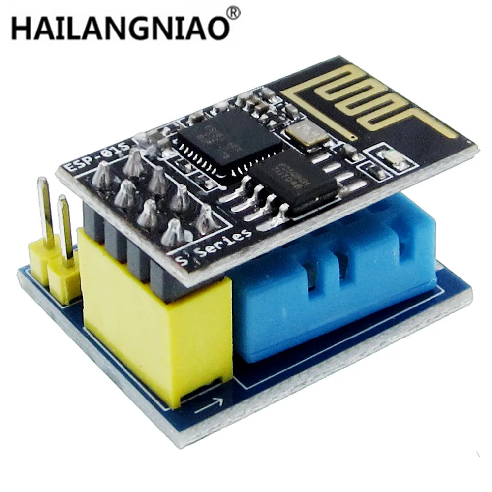 ESP8266 ESP-01 ESP-01S DHT11 Temperature Humidity Sensor Module esp8266 Wifi NodeMCU Smart Home IOT DIY Kit - الصورة 2