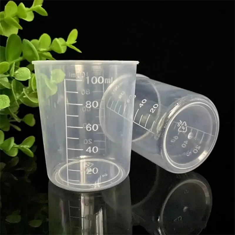 50/100/150ML Mixing Cup Plastic Liquid Container Beaker Chemical Laboratory Cup Measuring Cup Baking Tools Kitchen Gadgets - الصورة 6