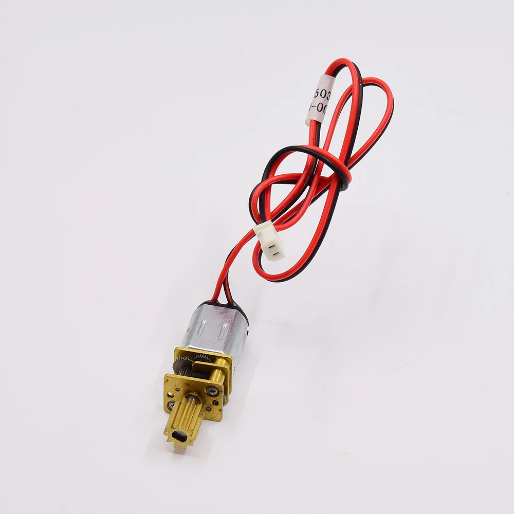 Mini N20 Gear Motor DC 3V-6V 5V 40RPM Slow Speed D-shaft Micro Metal Geared Motor Output 10 Teeth Gear DIY Robot Smart Car Lock - الصورة 4