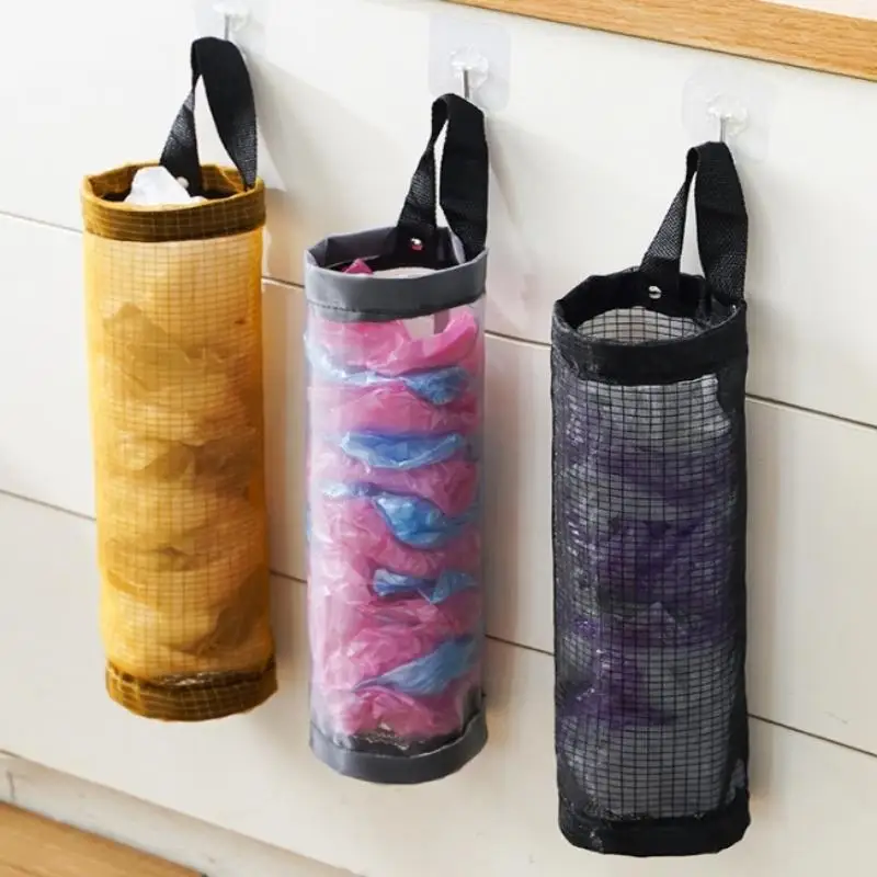 Innovative Wall-Mounted Bag Dispenser- Nylon Kitchen Organizer with Sturdy Grommets for Pantry. - الصورة 3