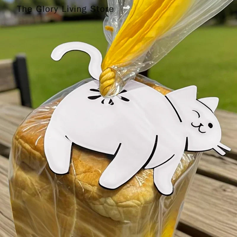 Funny Cat Butt Bread Clip 3D Printed Bag Clip Bag Holder Novelty Kitchen Gadget For Cat Lovers Food Storage Home Decor 1/2/3pcs - الصورة 4