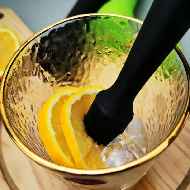 Fruit Masher Cocktail Lemon Muddler Wine Barware Mixing Stick Kitchen Gadgets Accessories - الصورة 4