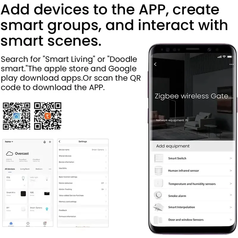Tuya Zigbee 3.0 Gateway Hub Smart Home Wireless Bridge Smart Life APP Remote Control Automation Device Works with Alexa Google - الصورة 6