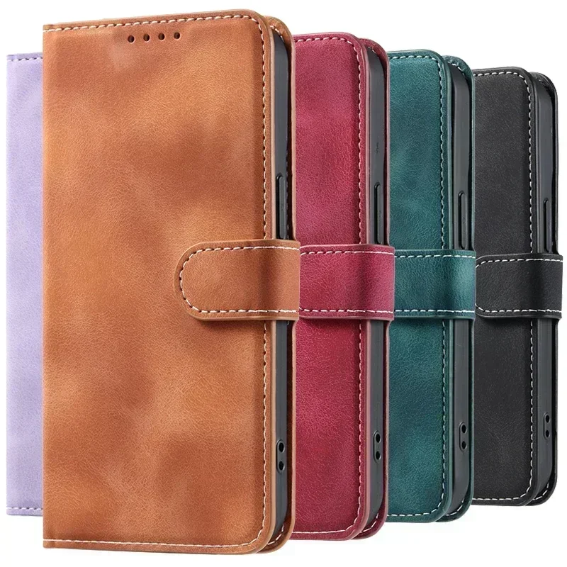 Magnetic Leather Book Phone Case on For Xiaomi Redmi 14C 14R 13C A4 A3X A3 13 12C 12 5G Cases Flip Cover Stand Wallet Bags 2025