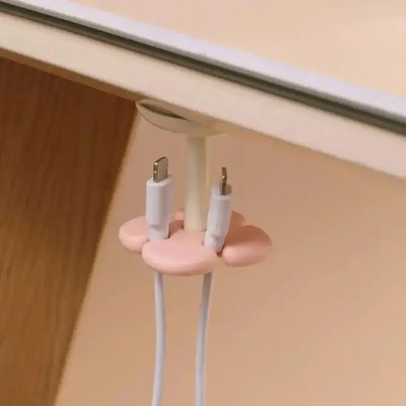 Flower-shaped Cable Winder, Kitchen Storage Cable Organizer, Household Appliance Cable Organizer, Plug Holder, And Winding Clip - الصورة 5