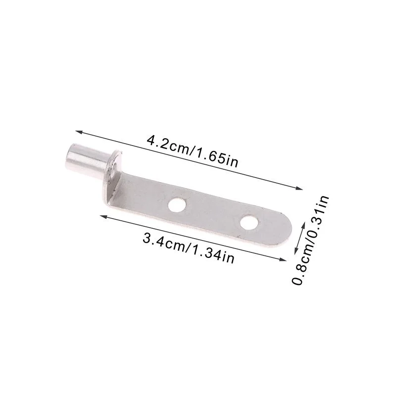 4.5mm Shelf Bracket Pegs, L-Shaped Support Pins in 5/10/20 Packs for Kitchen Closets and Furniture Cabinets - الصورة 6