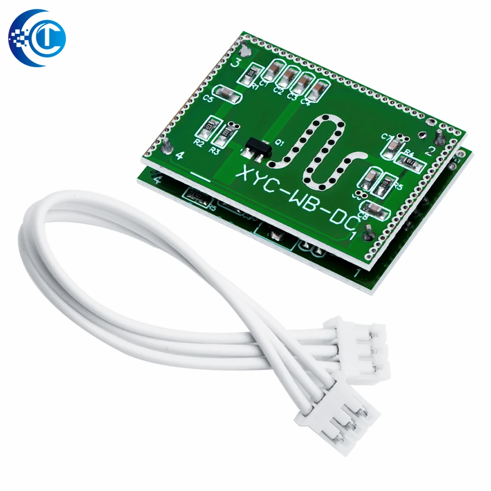CLT 5.8GHz Microwave Radar Sensor Module Strong Anti-Jamming 6-9m Smart Trigger Switch 3.3-20V DC for Home Automation Control - الصورة 4
