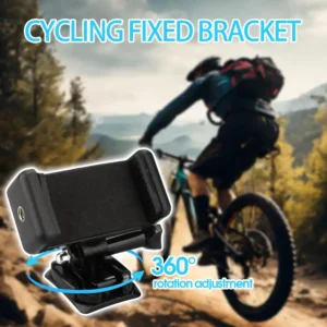 360-degree Adjustable Cycling Fixed Bracket Motorcycle Mirror Bracket Handlebar Holder Stand Rearview Cellphone Phone Bicyc V5J8