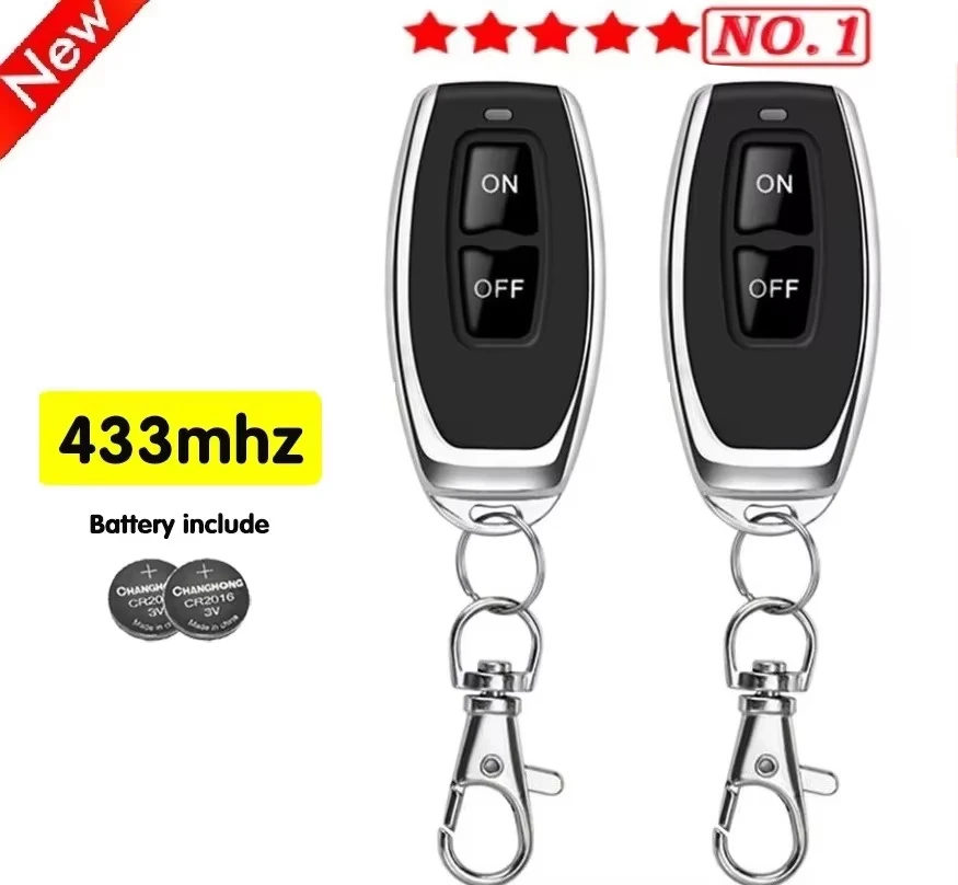 433MHz Learning Remote Control RF Remote Contro Learning Code Smart Home Transmitter For Car Gate Garage Door Alarm Key - Image 3