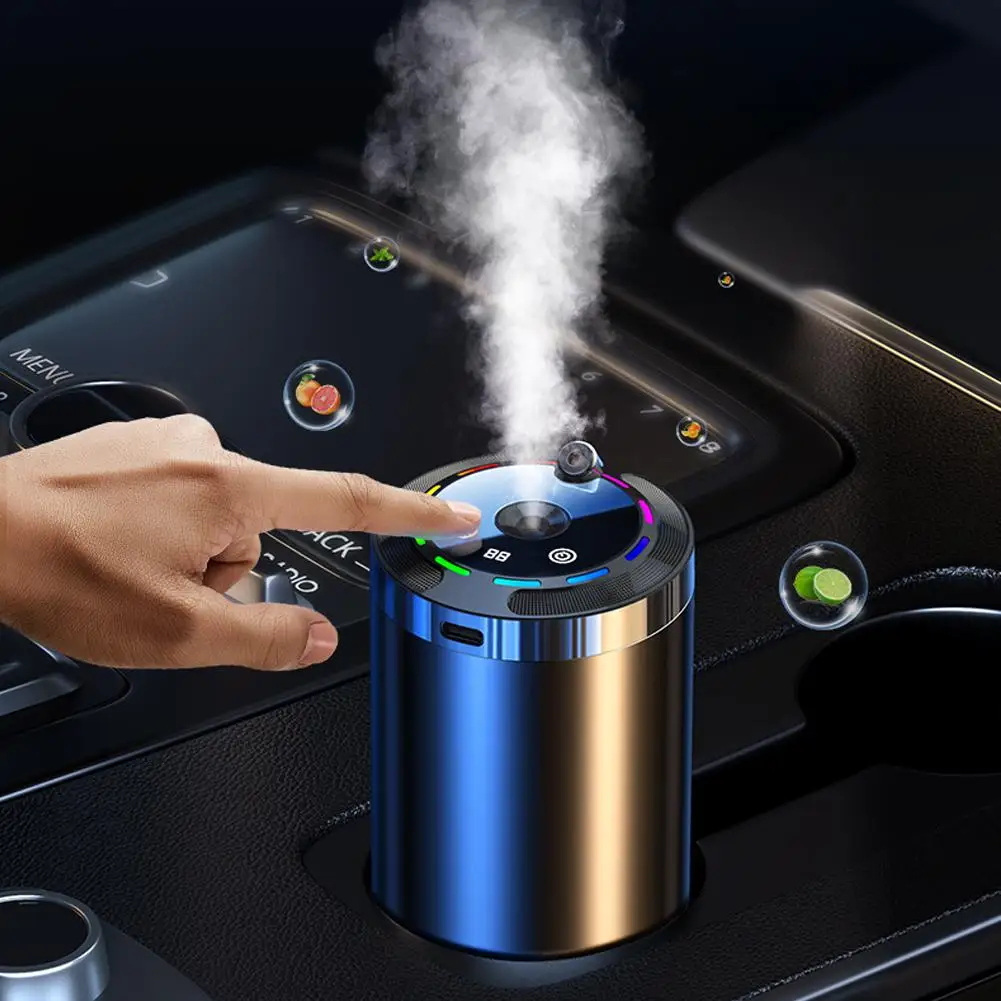 Smart Car Aroma Diffuser Humidifier Aromatherapy Diffusers for Car Home Bedroom Perfume Ornament - الصورة 3