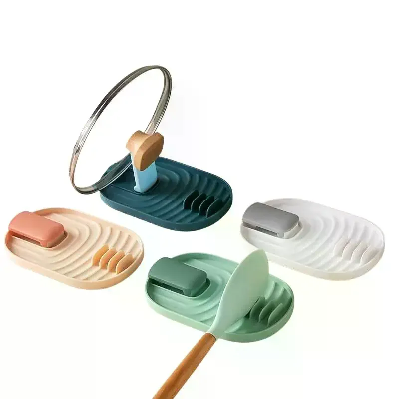 Plastic Spoon Holder Kitchen Cooking Tools Kitchen Spoon Utensil Heat Resistant Storage Shelves Kitchen Accessories - الصورة 5