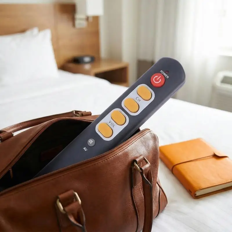 Learning Remote For TV With 6 Large Keys Universal Smart Controller Easy Setup Ideal For Elderly People And Kids At Home